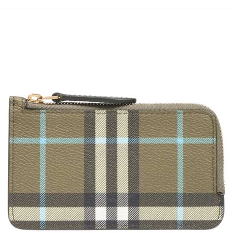 Burberry Somerset Check Zip Card Case 